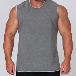 Muscle Nation Loopback Tank - Charcoal