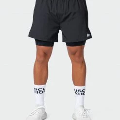 Budget โค๏ธ Muscle Nation Max Distance Shorts - Black ๐ 13 Muscle Nation Max Distance Shorts - Black
