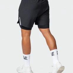 Budget โค๏ธ Muscle Nation Max Distance Shorts - Black ๐ 16 Muscle Nation Max Distance Shorts - Black