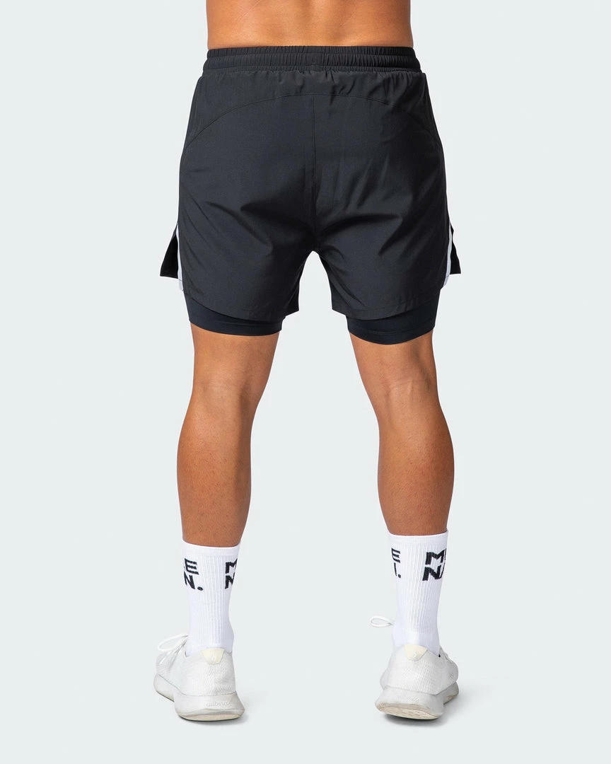 Budget โค๏ธ Muscle Nation Max Distance Shorts - Black ๐ 9 Muscle Nation Max Distance Shorts - Black