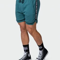 Flash Sale 💯 Muscle Nation 30% EOFY SALE MVP 5" 🏀 Basketball Shorts - Deep Teal 💯 11 Muscle Nation 30% EOFY SALE MVP 5