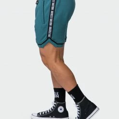 Flash Sale 💯 Muscle Nation 30% EOFY SALE MVP 5" 🏀 Basketball Shorts - Deep Teal 💯 12 Muscle Nation 30% EOFY SALE MVP 5