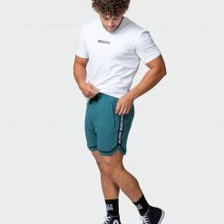 Flash Sale 💯 Muscle Nation 30% EOFY SALE MVP 5" 🏀 Basketball Shorts - Deep Teal 💯 15 Muscle Nation 30% EOFY SALE MVP 5