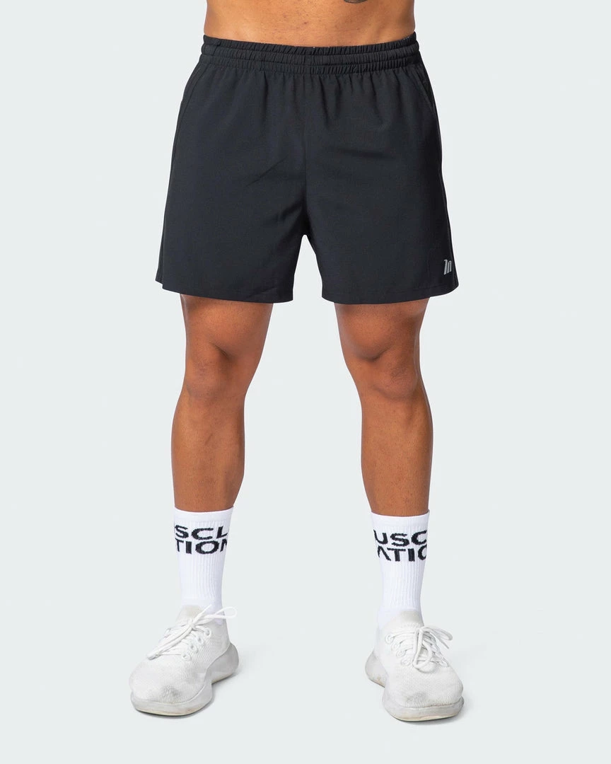 Flash Sale ✨ Muscle Nation New Heights 4" Shorts - Black ✨ 4 Muscle Nation New Heights 4" Shorts - Black