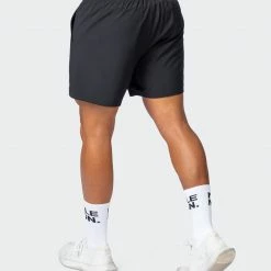 Flash Sale ✨ Muscle Nation New Heights 4" Shorts - Black ✨ 14 Muscle Nation New Heights 4