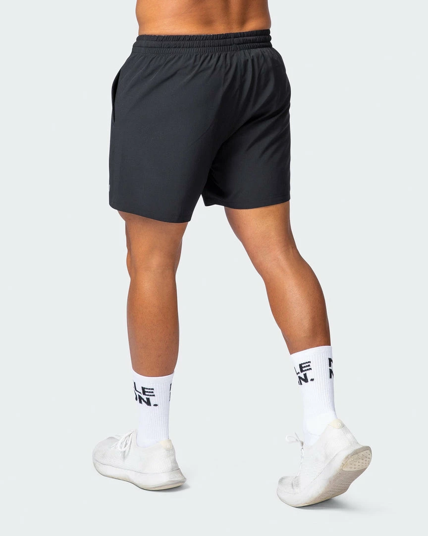 Flash Sale ✨ Muscle Nation New Heights 4" Shorts - Black ✨ 7 Muscle Nation New Heights 4" Shorts - Black