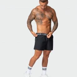 Flash Sale ✨ Muscle Nation New Heights 4" Shorts - Black ✨ 16 Muscle Nation New Heights 4