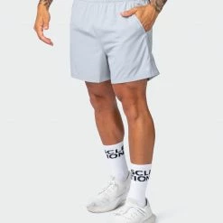 Muscle Nation 30% EOFY SALE New Heights 4" Shorts - Quiet Grey