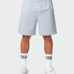 Muscle Nation New Heights 7" Shorts - Quiet Grey