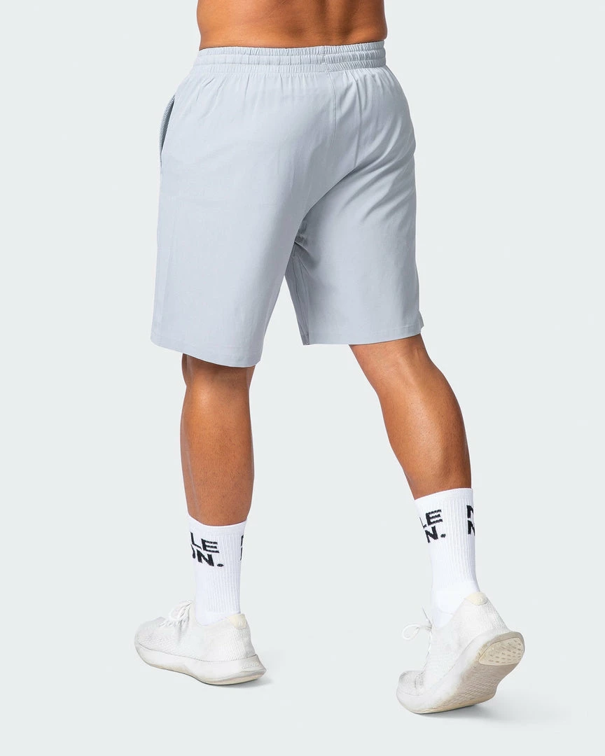 New ๐งจ Muscle Nation New Heights 7" Shorts - Quiet Grey ๐ 7 Muscle Nation New Heights 7" Shorts - Quiet Grey