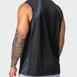 Muscle Nation New Heights Running Tank - Black 30% EOFY SALE