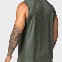 Coupon 🎁 Muscle Nation New Heights Running Tank - Dark Khaki 😉 13 Muscle Nation New Heights Running Tank - Dark Khaki