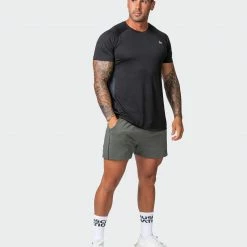 Muscle Nation 30% EOFY SALE New Heights Running Tee - Black