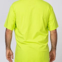 Muscle Nation Oversized Tonal Tee - Acid Lime