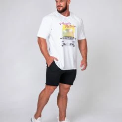 Muscle Nation Mens Oversized Vintage Tee - Lambo