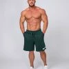 Wholesale 🔥 Muscle Nation Relaxed Shorts - Emerald Green 🥰 2 Muscle Nation Relaxed Shorts - Emerald Green