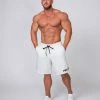 Hot Sale 🌟 Muscle Nation Relaxed Shorts - White Marl Mens 🤩 2 Muscle Nation Relaxed Shorts - White Marl Mens