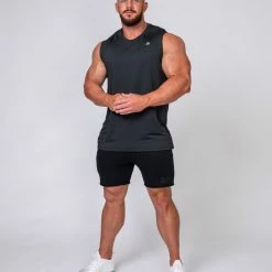 Muscle Nation Running Tank - Black
