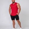 Muscle Nation 30% EOFY SALE Running Tank - Deep Red