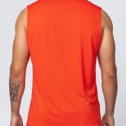 Cheap 😀 Muscle Nation Mens Running Tank - Infrared 😍 11 Muscle Nation Mens Running Tank - Infrared