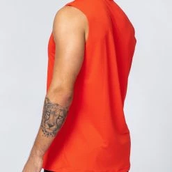 Cheap 😀 Muscle Nation Mens Running Tank - Infrared 😍 13 Muscle Nation Mens Running Tank - Infrared