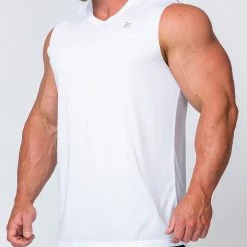 Muscle Nation Running Tank - White