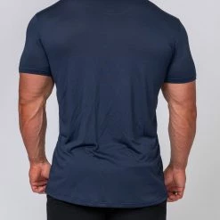 Muscle Nation Running Tee - Navy