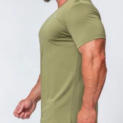 Muscle Nation Running Tee - Olive