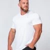 Muscle Nation Running Tee - White Mens