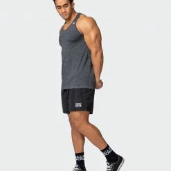 Muscle Nation Seamless Tank - Charcoal Marl