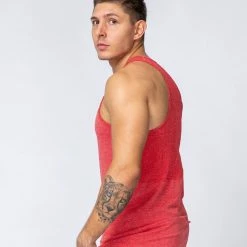 Muscle Nation Mens Seamless Tank - Poppy Marl