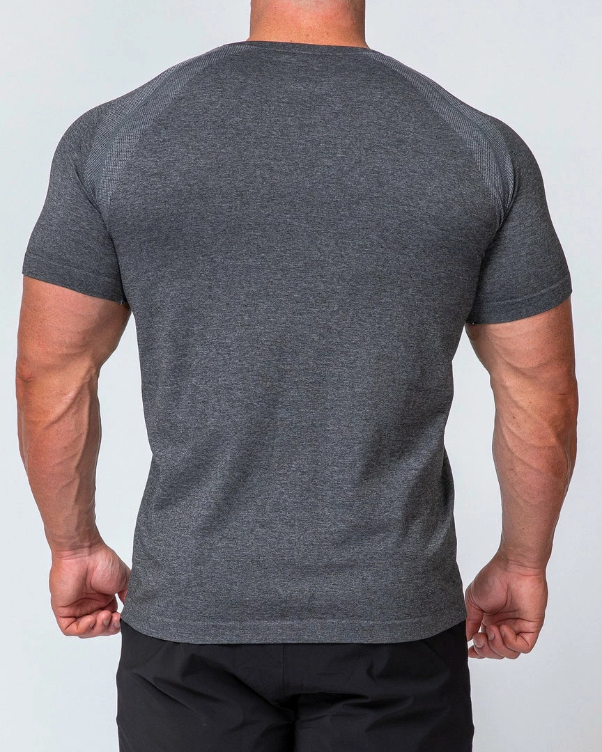 Coupon ๐คฉ Muscle Nation Mens Seamless Tee - Charcoal Marl ๐ 7 Muscle Nation Mens Seamless Tee - Charcoal Marl