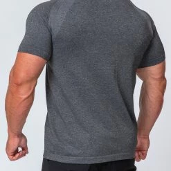 Coupon ๐คฉ Muscle Nation Mens Seamless Tee - Charcoal Marl ๐ 16 Muscle Nation Mens Seamless Tee - Charcoal Marl