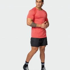 Muscle Nation Seamless Tee - Poppy Marl