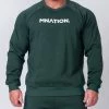 Muscle Nation Slouchy Pullover - Emerald Green Winter
