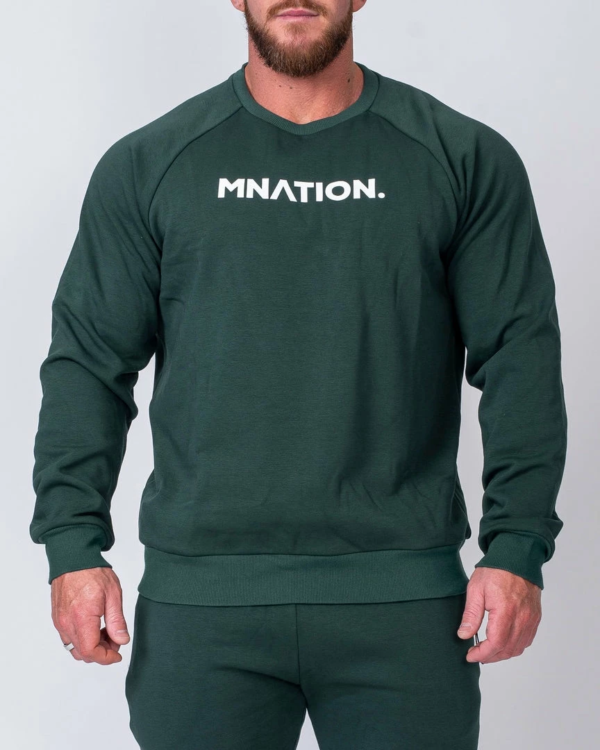 Top 10 🥰 Muscle Nation Slouchy Pullover - Emerald Green Winter 🎁 3 Muscle Nation Slouchy Pullover - Emerald Green Winter