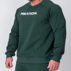 Top 10 🥰 Muscle Nation Slouchy Pullover - Emerald Green Winter 🎁 10 Muscle Nation Slouchy Pullover - Emerald Green Winter
