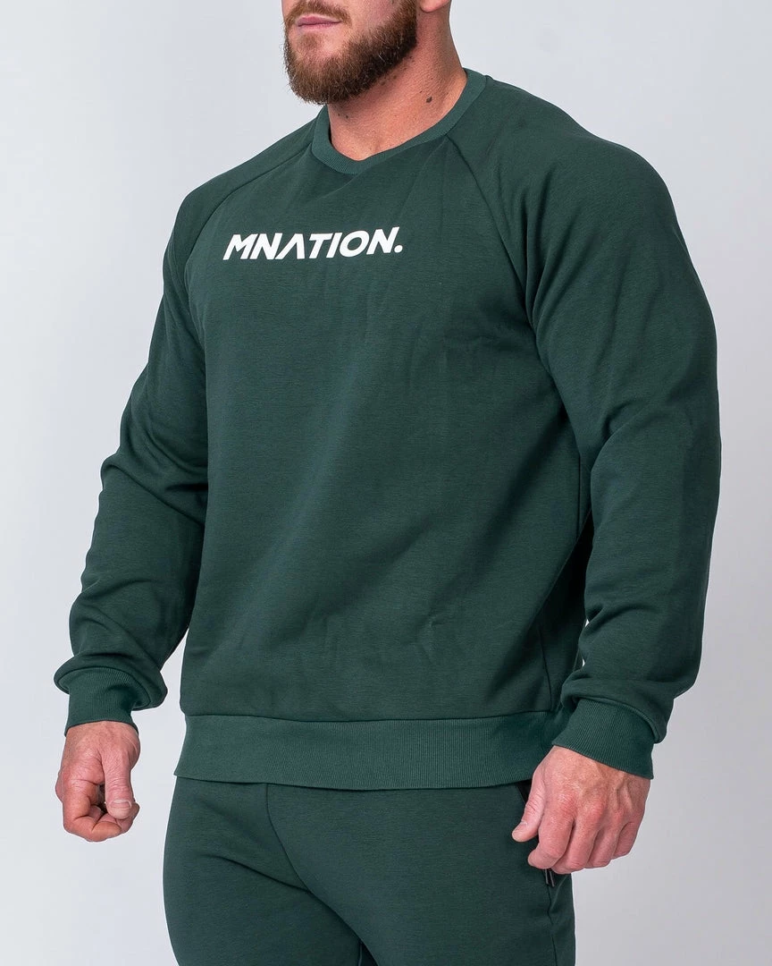 Top 10 🥰 Muscle Nation Slouchy Pullover - Emerald Green Winter 🎁 5 Muscle Nation Slouchy Pullover - Emerald Green Winter