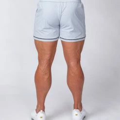 Muscle Nation Mens Squat Shorts - Grey/ Black