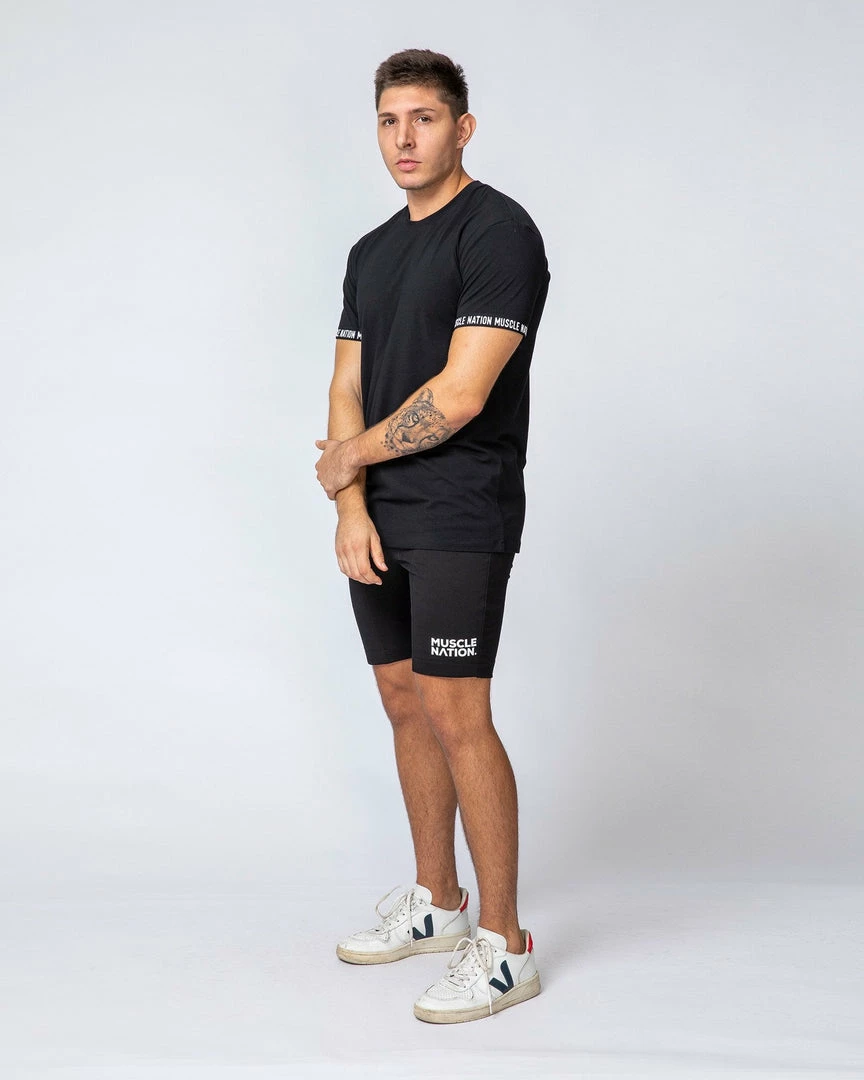 Deals โ๏ธ Muscle Nation Superset Tee - Black ๐ 4 Muscle Nation Superset Tee - Black