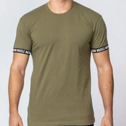 Muscle Nation Mens Superset Tee - Olive