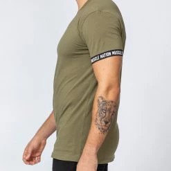 Muscle Nation Mens Superset Tee - Olive