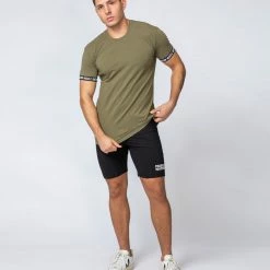 Muscle Nation Mens Superset Tee - Olive