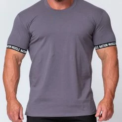Muscle Nation Superset Tee - Sleet Grey