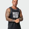 Best Pirce ๐ Muscle Nation 30% EOFY SALE Team MN ๐ Basketball Jersey - Black ๐ 1 Muscle Nation 30% EOFY SALE Team MN Basketball Jersey - Black