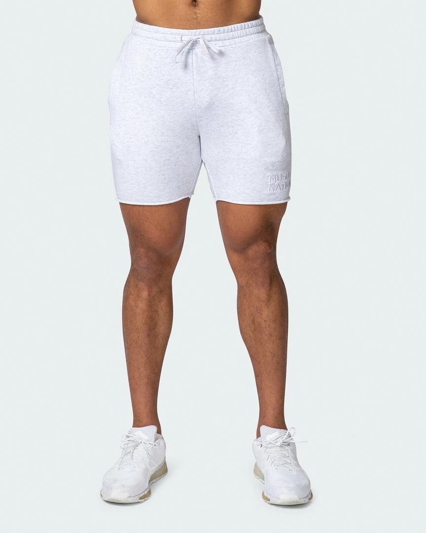 Deals ๐ฏ Muscle Nation In The Limelight Timeless Shorts - White Marl โจ 4 Muscle Nation In The Limelight Timeless Shorts - White Marl