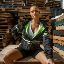 Muscle Nation Unisex Track Jacket - Black