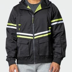 Muscle Nation Unisex Track Jacket - Black