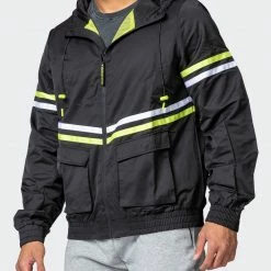 Muscle Nation Unisex Track Jacket - Black