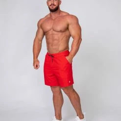 Muscle Nation Training Shorts - Red